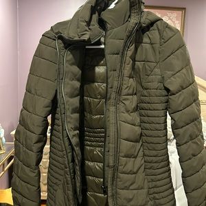 Hunter green DKNY coat